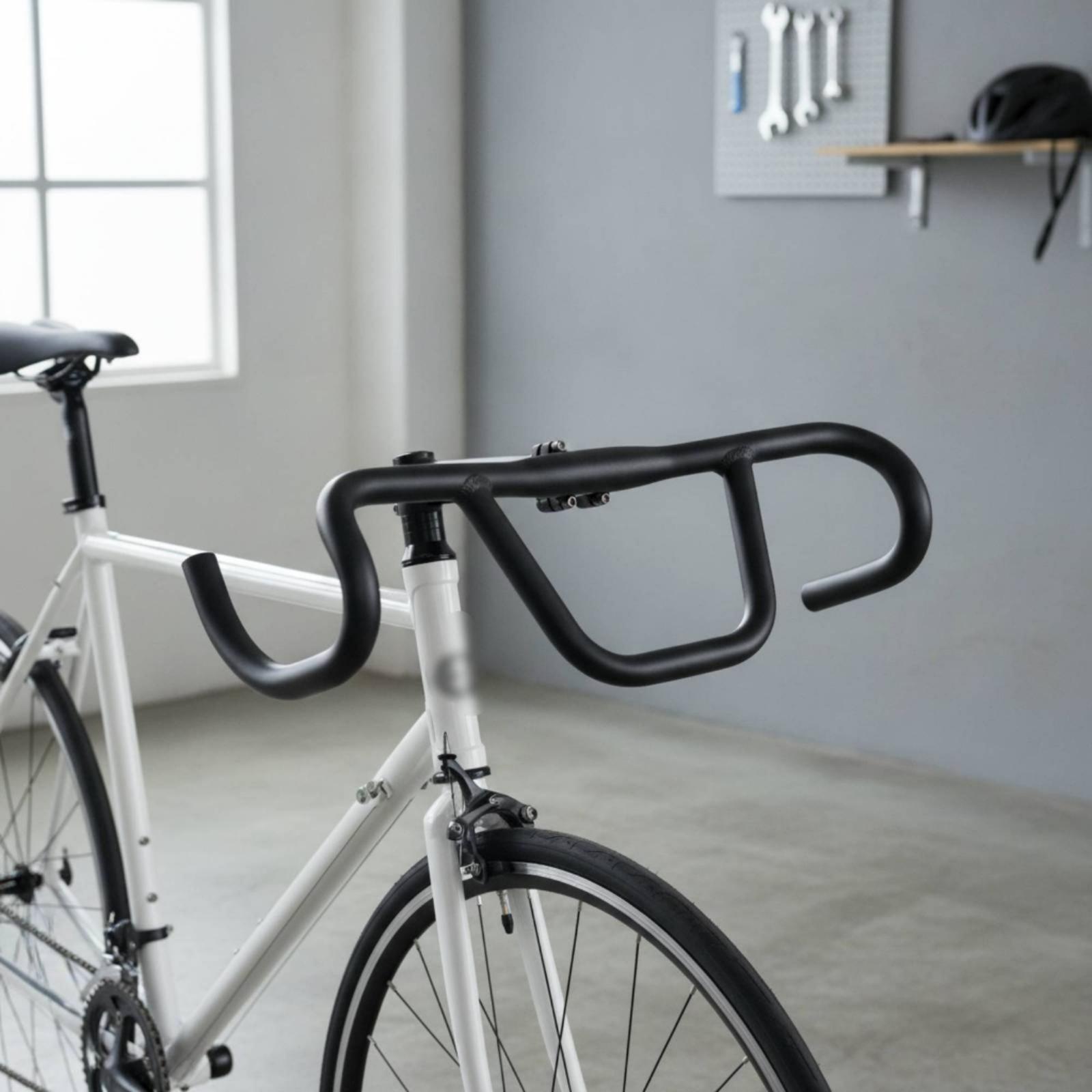 Cycling Commute Distance - Robuster Rennrad-Lenker 430mm Breite für Rennradfahren,