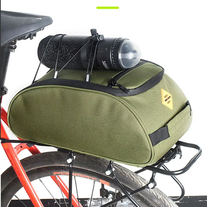 Panniers Waterproof Rear - 8L Fahrrad-Gepäckträgertasche mit Regenschutz, wasserdichte Fahrrad-E-Bike-Satteltasche,