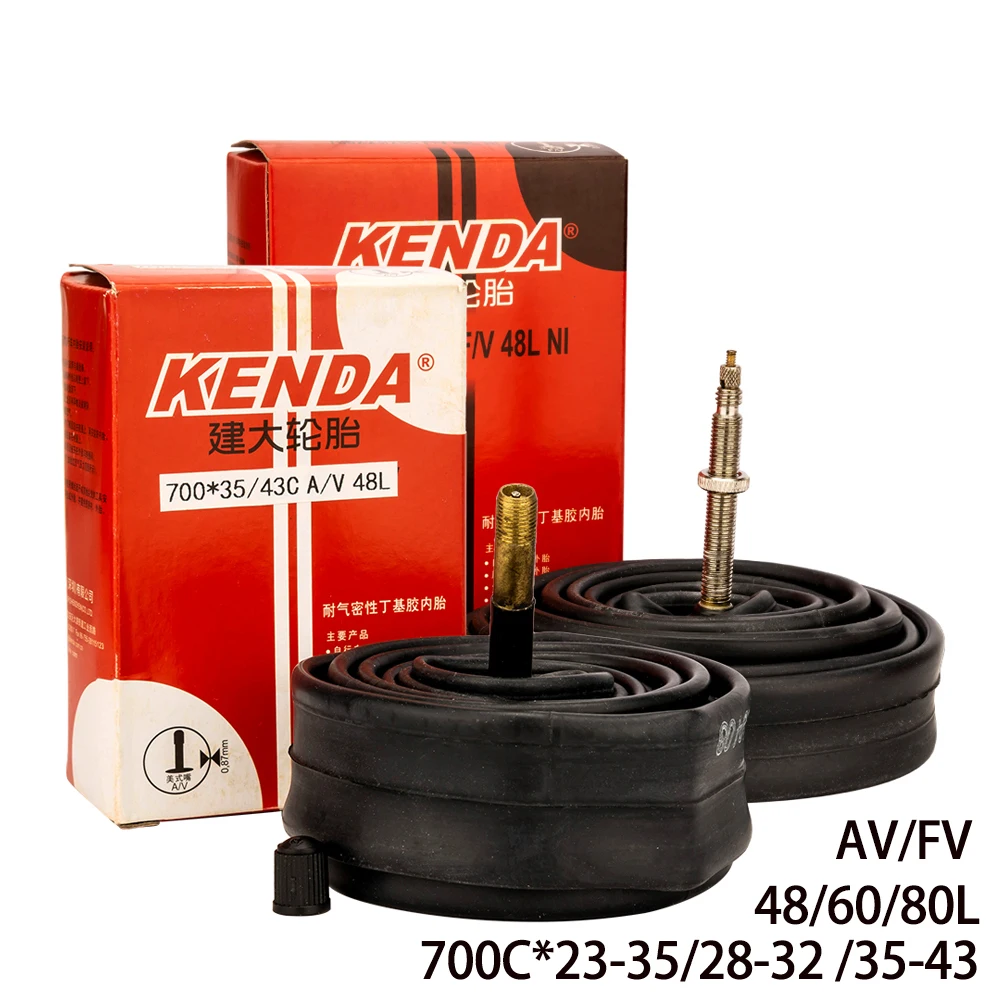 Inner Tube 700C - Kenda Fahrradschläuche 700c Französisch/Presta Schrader Ventil