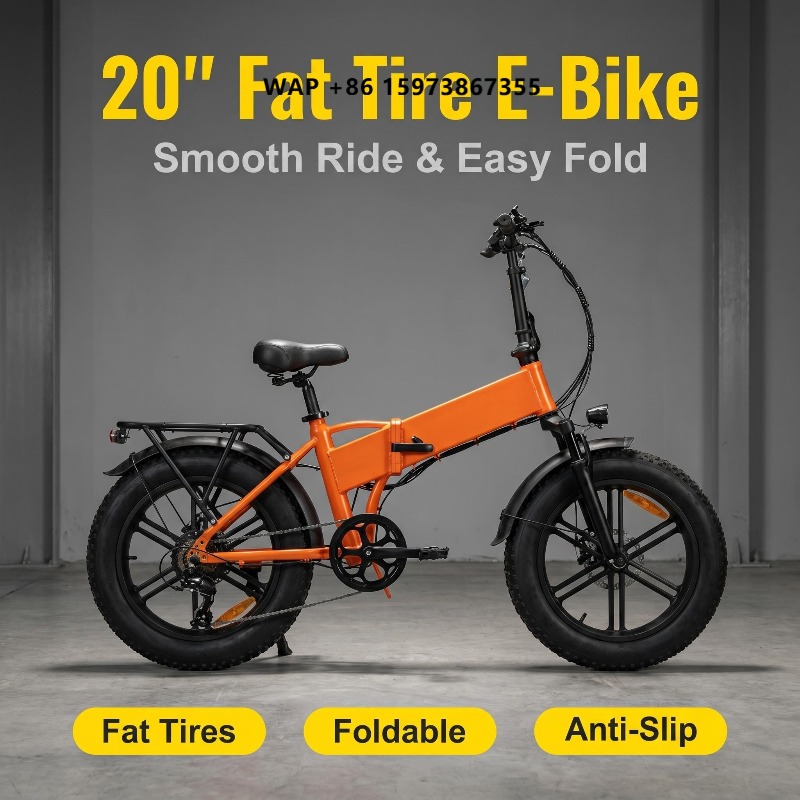 Cycling Commuter - Tragbares, faltbares 20-Zoll-Elektro-Mountainbike, 500W, 48V, 13Ah,