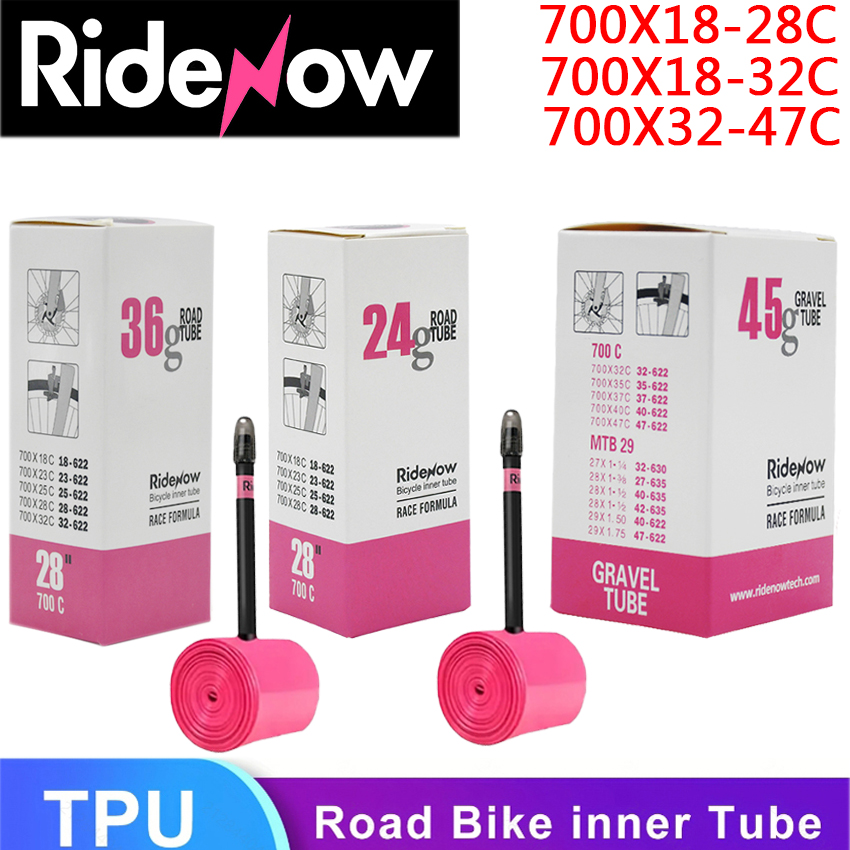 Inner Tube 700C - Ridenow 700C Ultraleichter Fahrradreifen 700x18 23