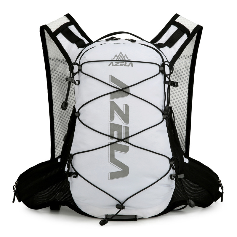 Cycling Commuter Backpack - AZELA Großer Trail-Running-Rucksack Atmungsaktive Wasserabweisende Fahrrad-Wander-Marathon-Outdoor-Sport-Hydrationsweste