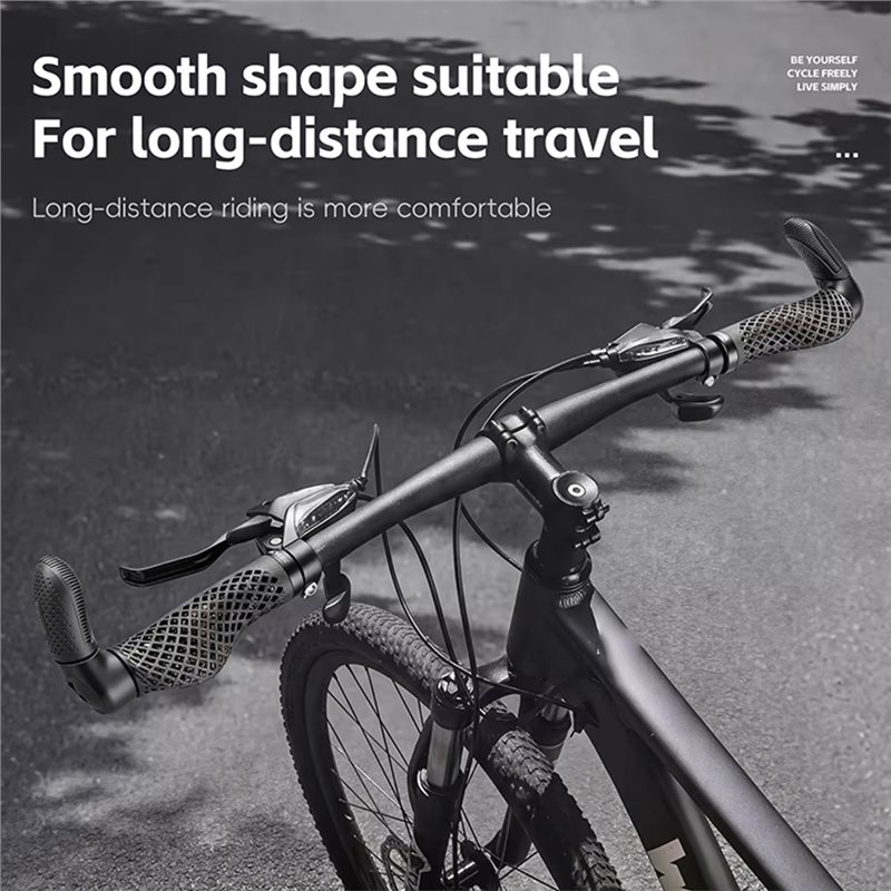Cycling Commute Distance - Hochwertiger, rutschfester TPE-Griff, ergonomische Fahrrad-Ablagestange, verstellbarer