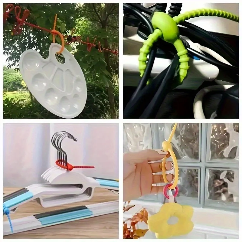 10 Stück Silikon-Kabelbinder – – Cable Lock Flexible Bewertung und Preis