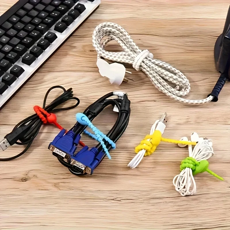 10 Stück Silikon-Kabelbinder – – Cable Lock Flexible Bewertung und Preis