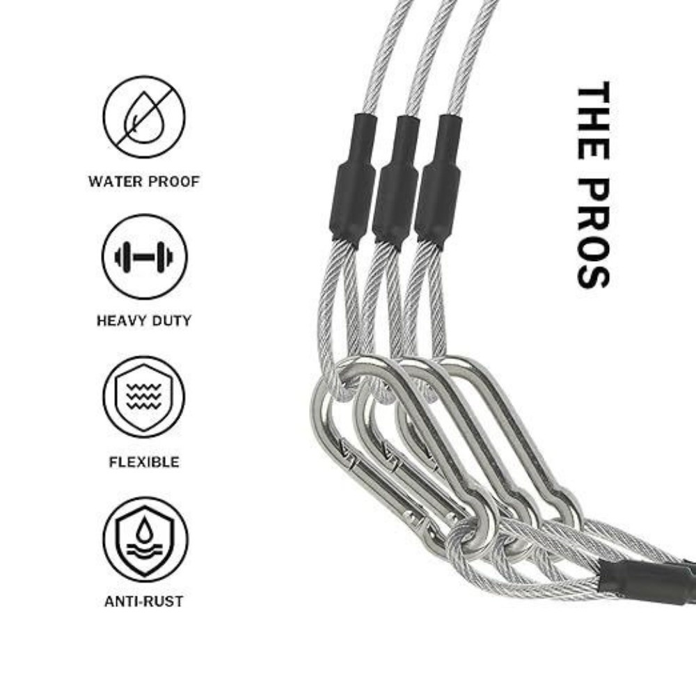 Edelstahl-Sicherheitskabel, fl – Cable Lock Flexible Bewertung und Preis