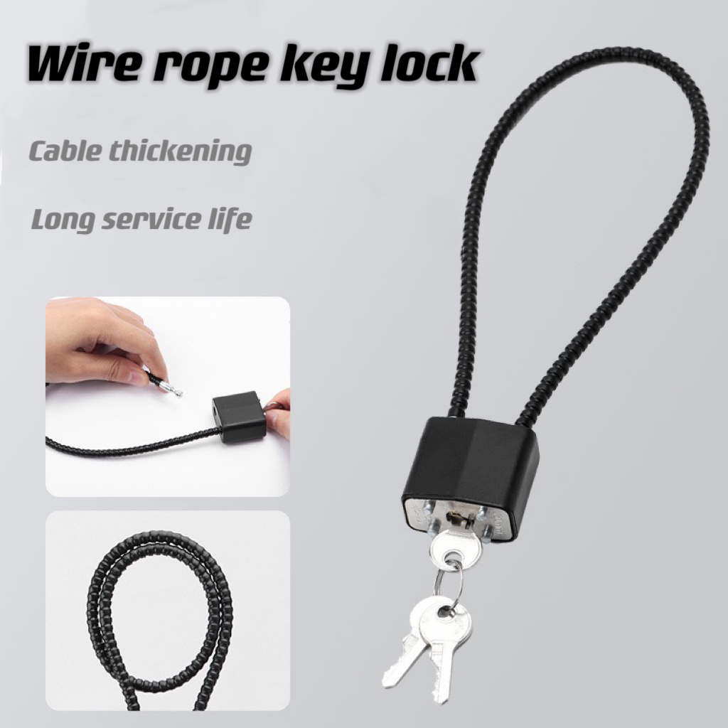 1pc weiches Stahl kabel Anti-D – Cable Lock Flexible Bewertung und Preis