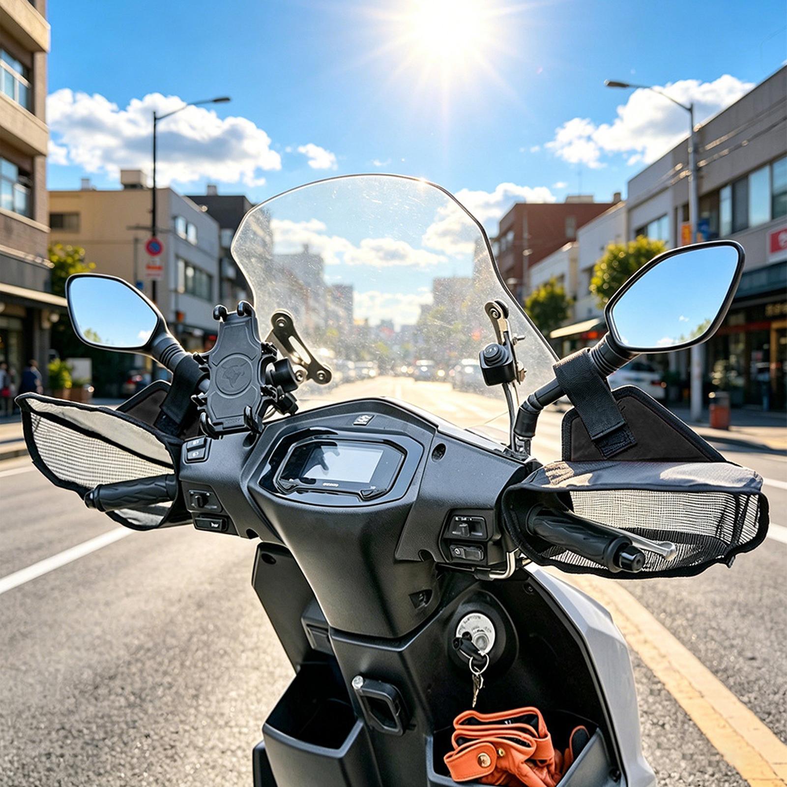 Motorrad-Lenkermuffen, atmungs – Cycling Commute Distance Bewertung und Preis
