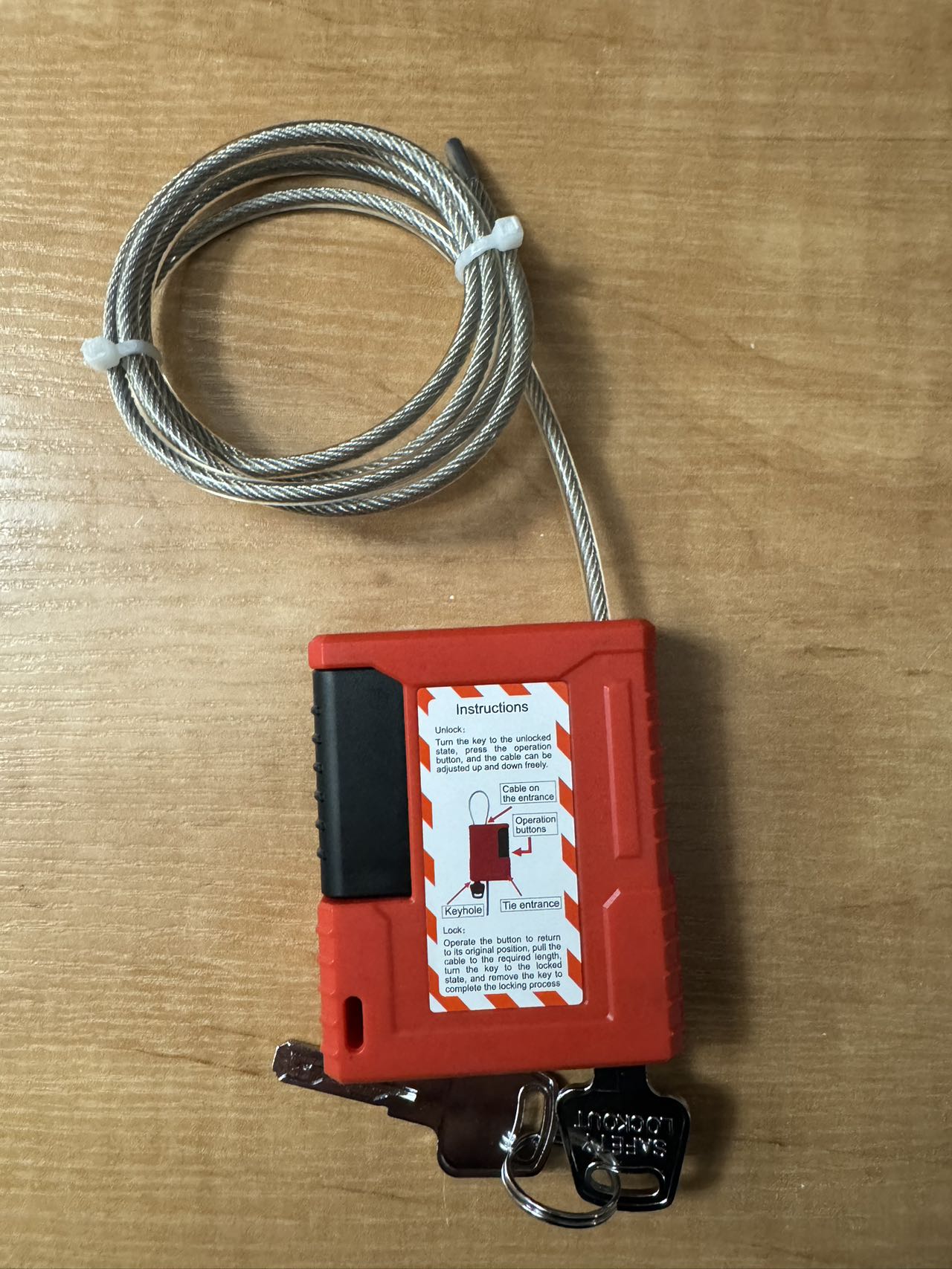 4 mm Kabeldurchmesser, 1 m lan – Cable Lock Flexible Bewertung und Preis