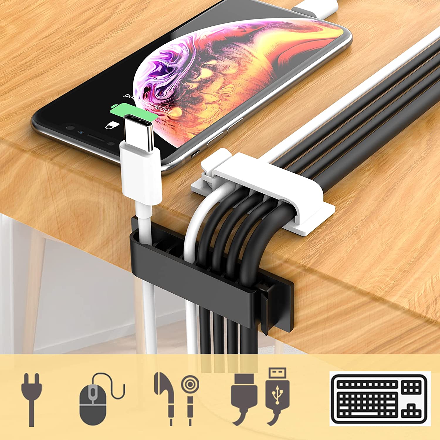 Kabel-Organizer, Kabelmanageme – Cable Lock Flexible Bewertung und Preis